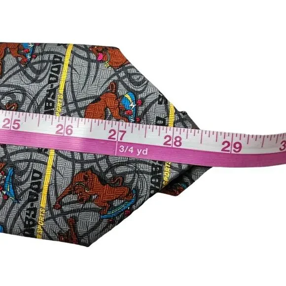 Cartoon Network Scooby Doo 100% Silk Tie Skateboarding sport office Novelty Gift - Picture 8 of 8